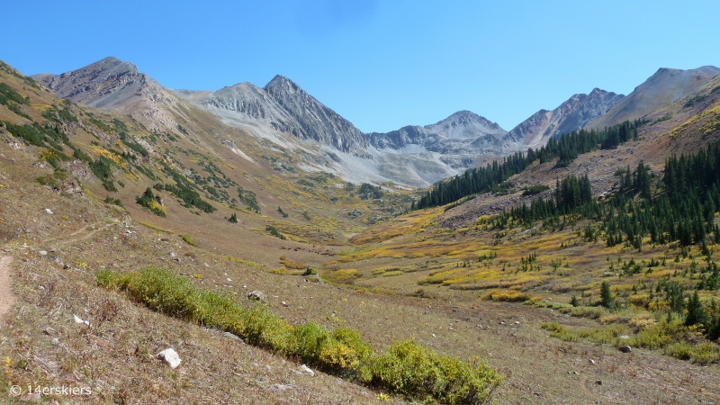 Hiking Rustler Gulch near Crested Butte, CO.