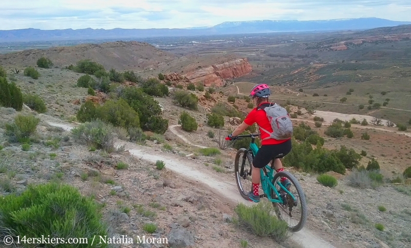 Mountain biking 101 - Wranglers Loop near Loma, Colorado