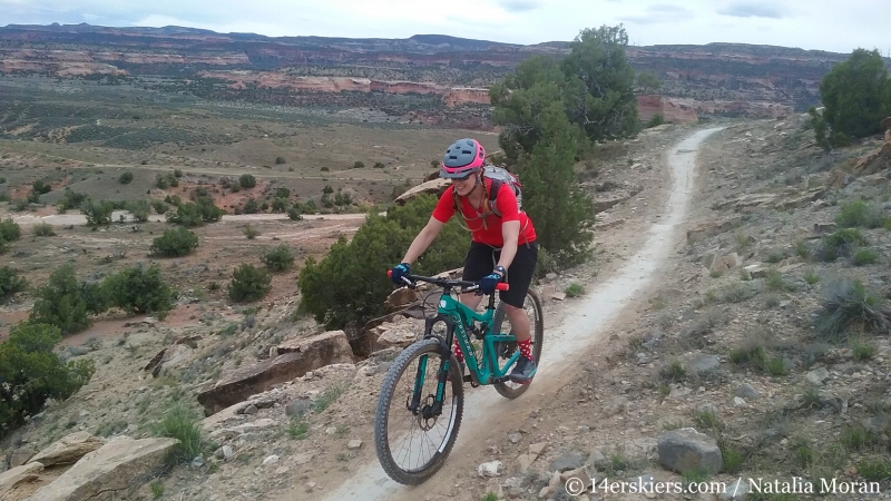 Mountain biking 101 - Wranglers Loop near Loma, Colorado