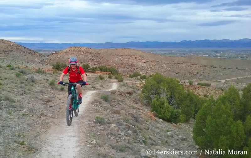 Mountain biking 101 - Wranglers Loop near Loma, Colorado