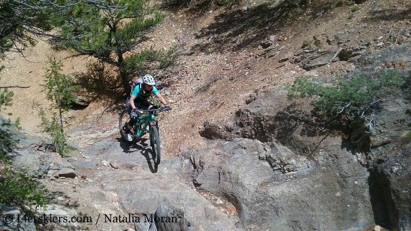 Brittany Walker Konsella mountain biking Arkansas Hills Cottonwood Tour in Salida, CO