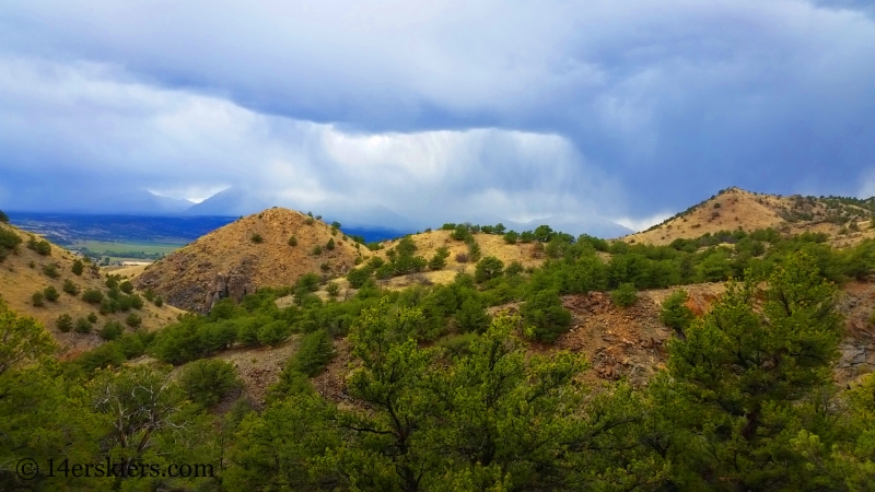 Rainclouds in Salida, CO