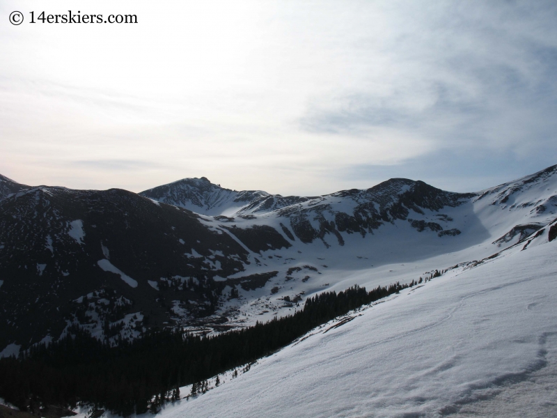 Route to ascend San Luis Peak