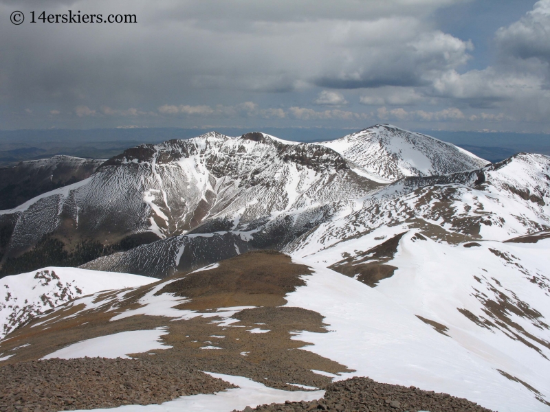 Looking north from San Luis Peak