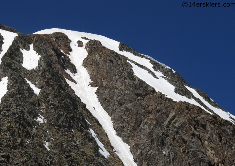 couloir skiing colorado