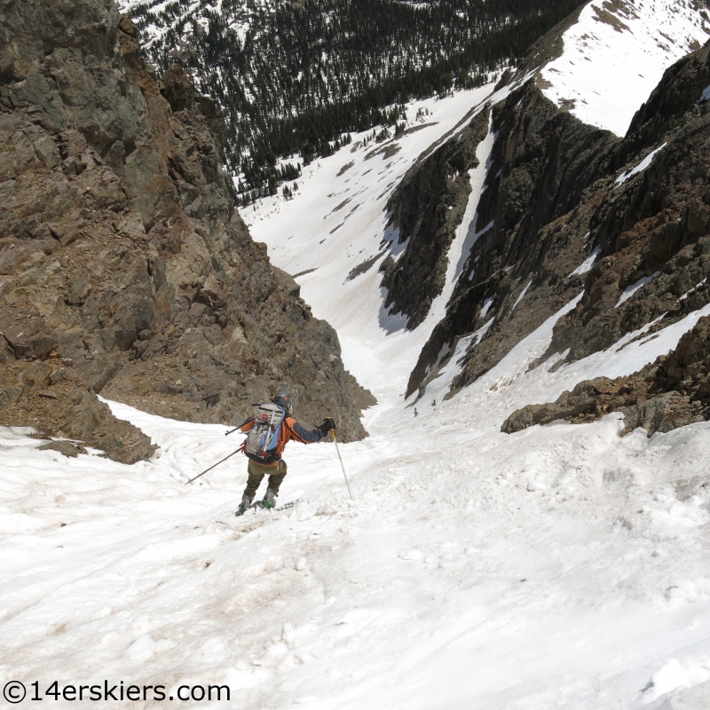 savage couloir ski