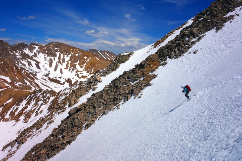 Backcountry skiing Sayres X-rated