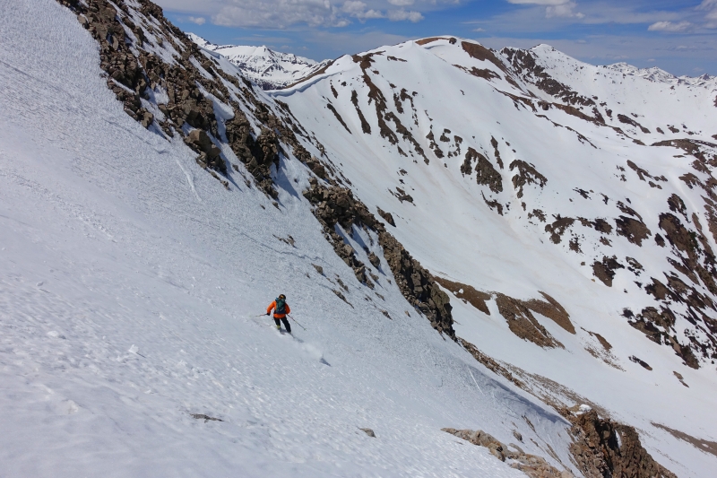 Backcountry skiing Sayres X-rated