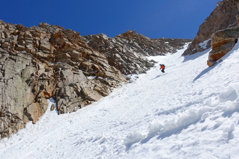 Backcountry skiing Sayres X-rated
