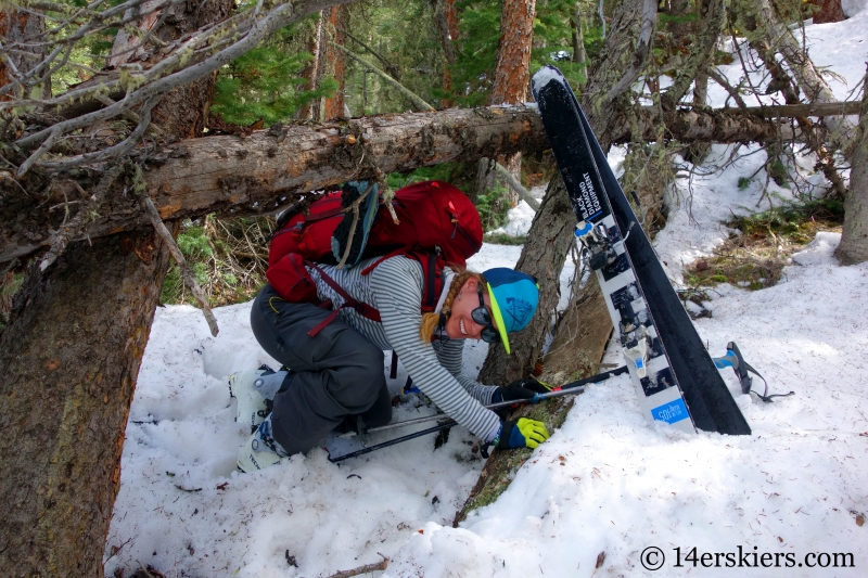 Backcountry skiing Sayres X-rated