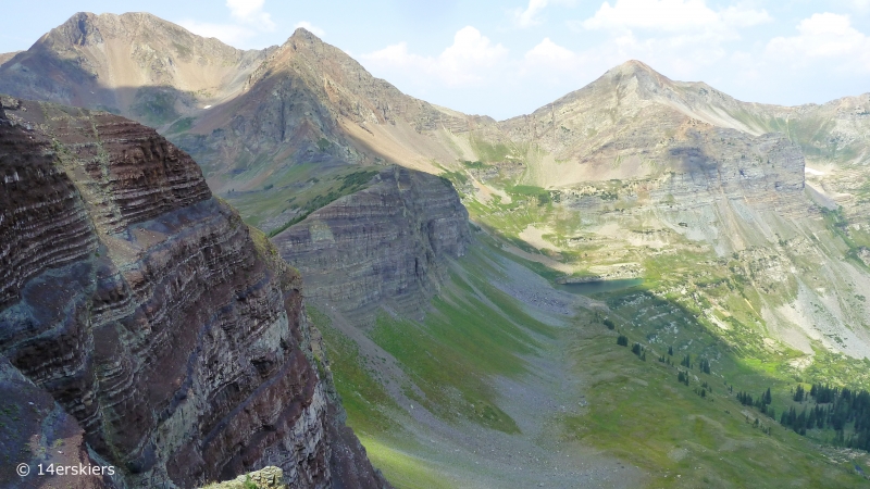 Hiking Scarp Ridge Loop near Crested Butte