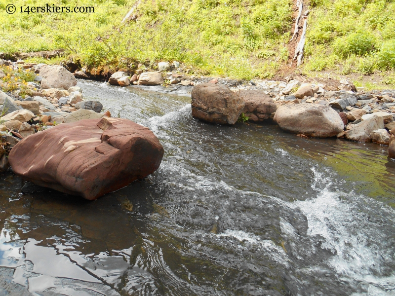 creek crossing on Schofield Trail