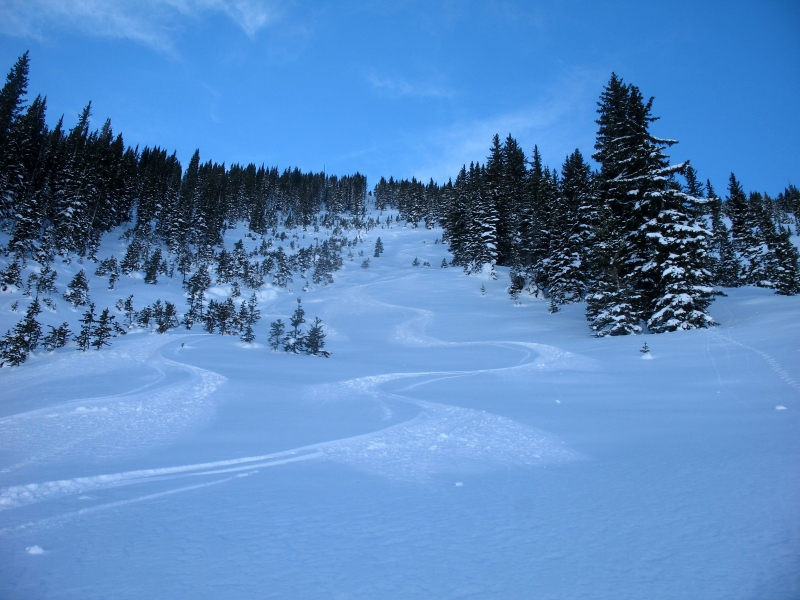 Backcountry skiing on Schuykill