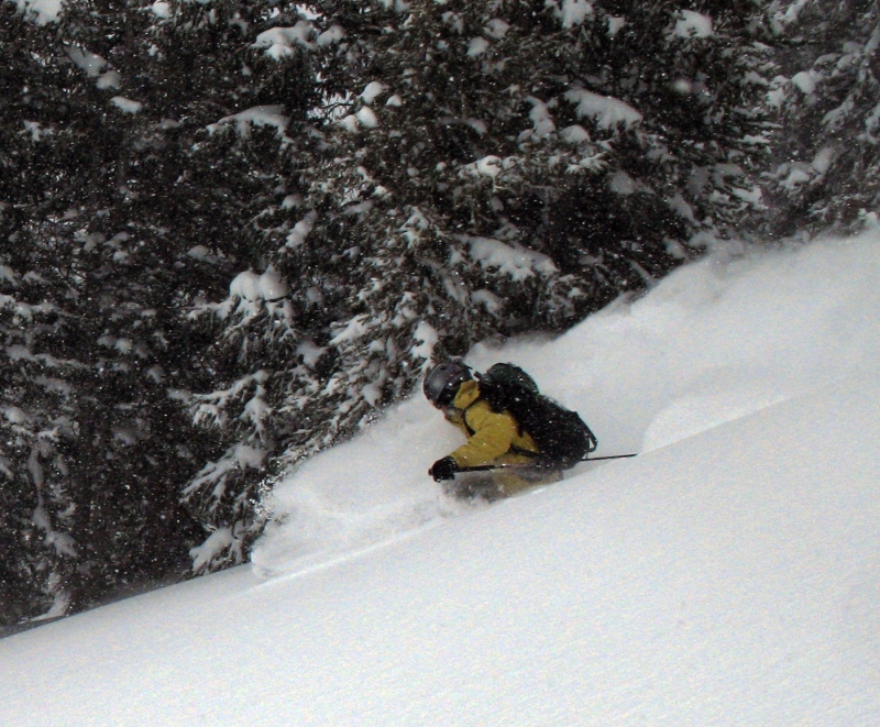 Backcountry Skiing on Schuykill Ridge near Crested Butte, CO.