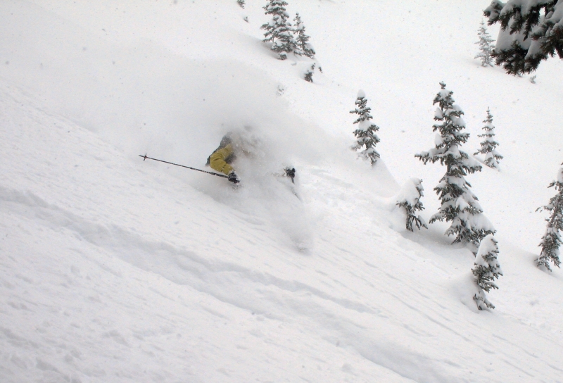 Backcountry Skiing on Schuykill Ridge near Crested Butte, CO.