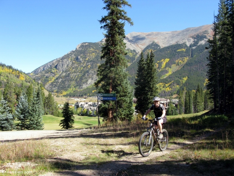 Mountain biking Searle Pass to Kokomo on the Colorado Trail
