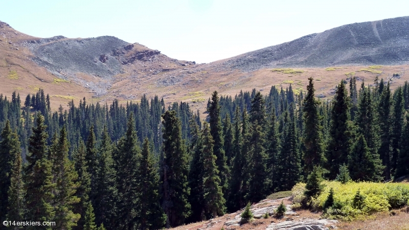 Mountain biking Searle Pass to Kokomo on the Colorado Trail