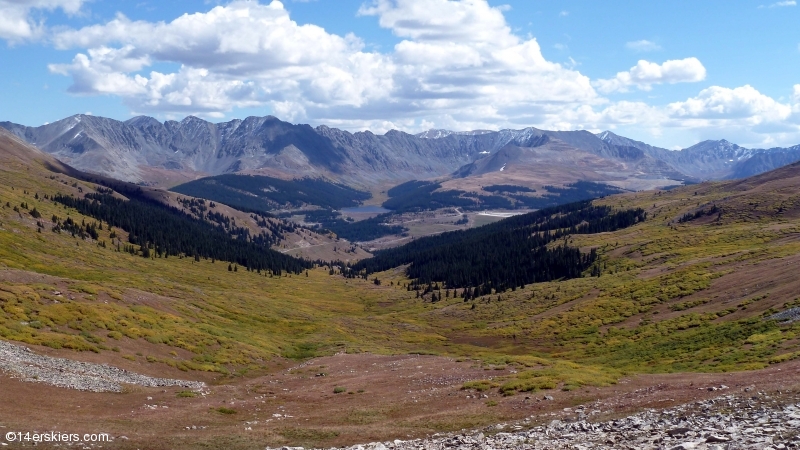 Mountain biking Searle Pass to Kokomo on the Colorado Trail