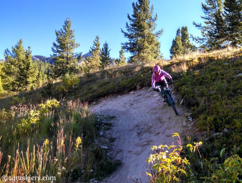 Mountain biking on Crested Butte Mountain Resort