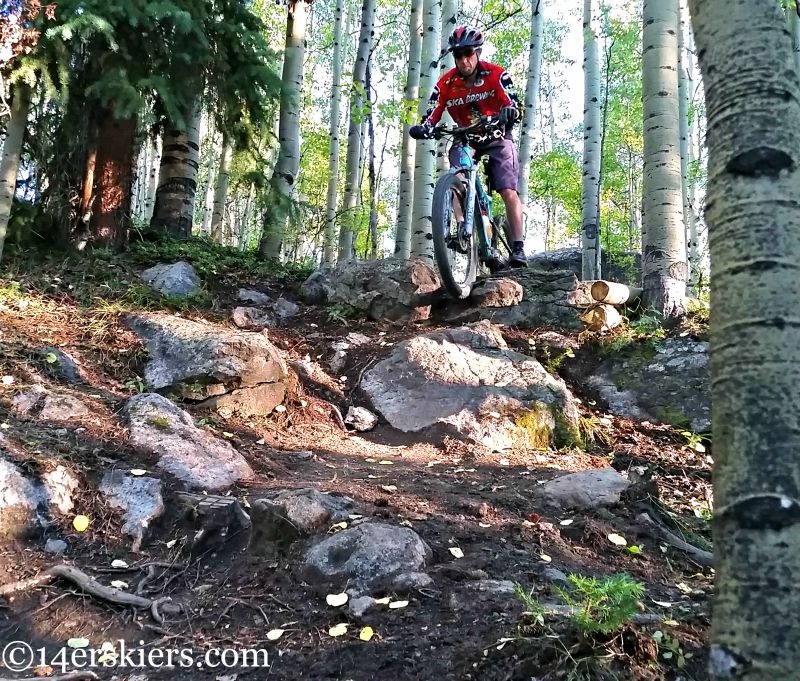 Mountain biking on Crested Butte Mountain Resort