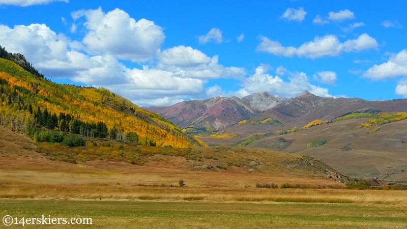 Fall colors on Brush Creek in Crested Butte.