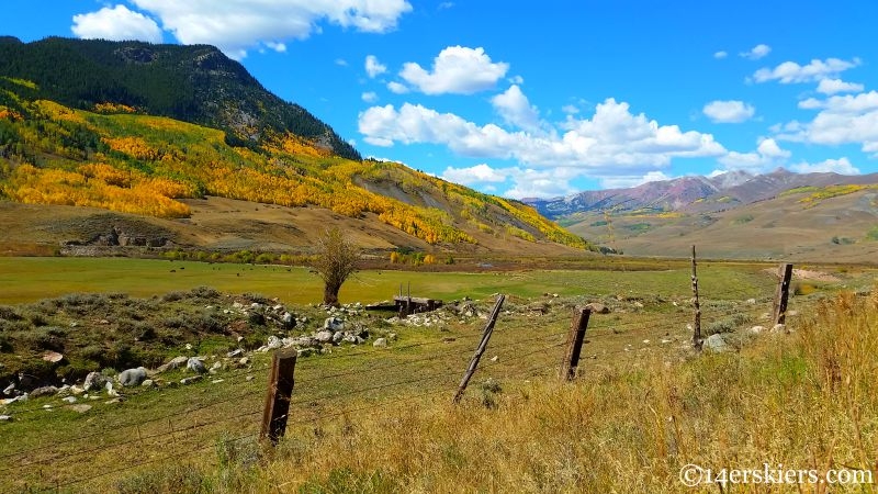 Fall colors on Brush Creek in Crested Butte.