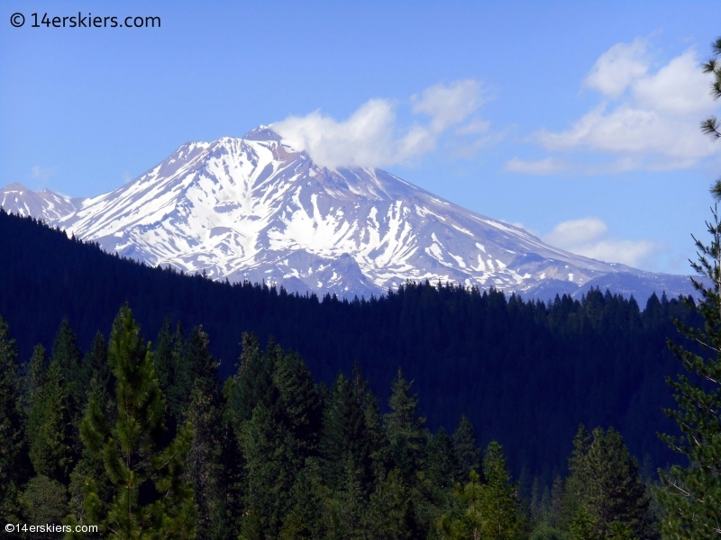 skiing Mount Shasta