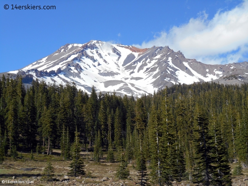 skiing Mount Shasta