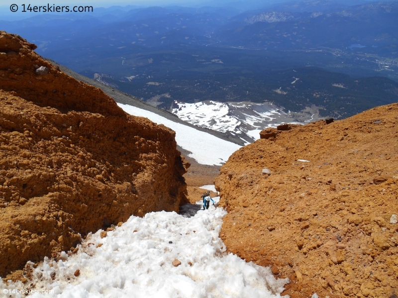 skiing Mount Shasta