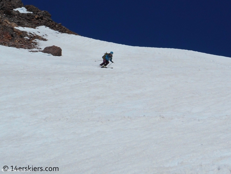 skiing Mount Shasta