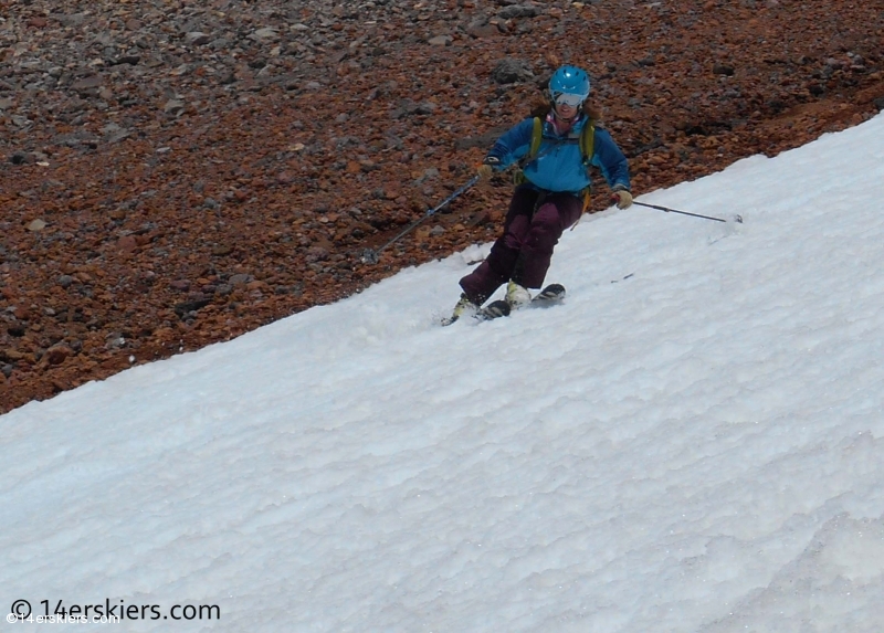 skiing Mount Shasta