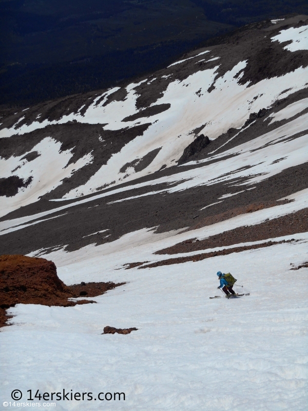 skiing Mount Shasta