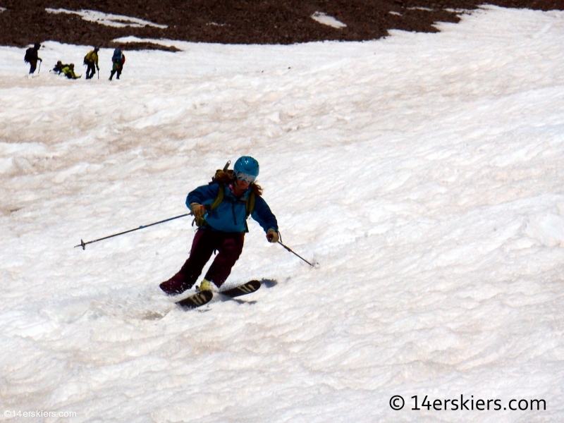 skiing Mount Shasta