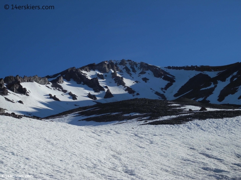 skiing Mount Shasta