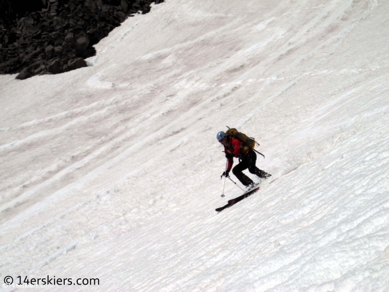 skiing Mount Shasta