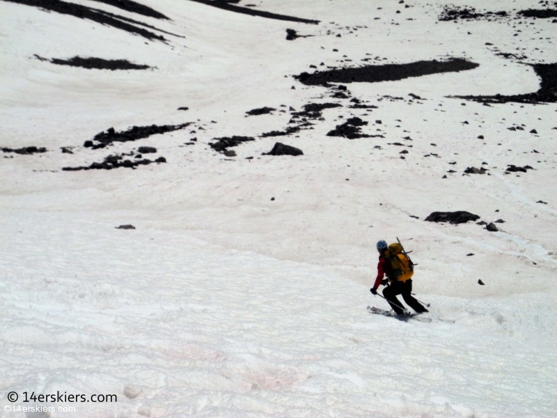 skiing Mount Shasta