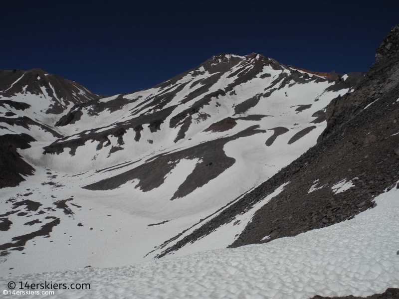 skiing Mount Shasta