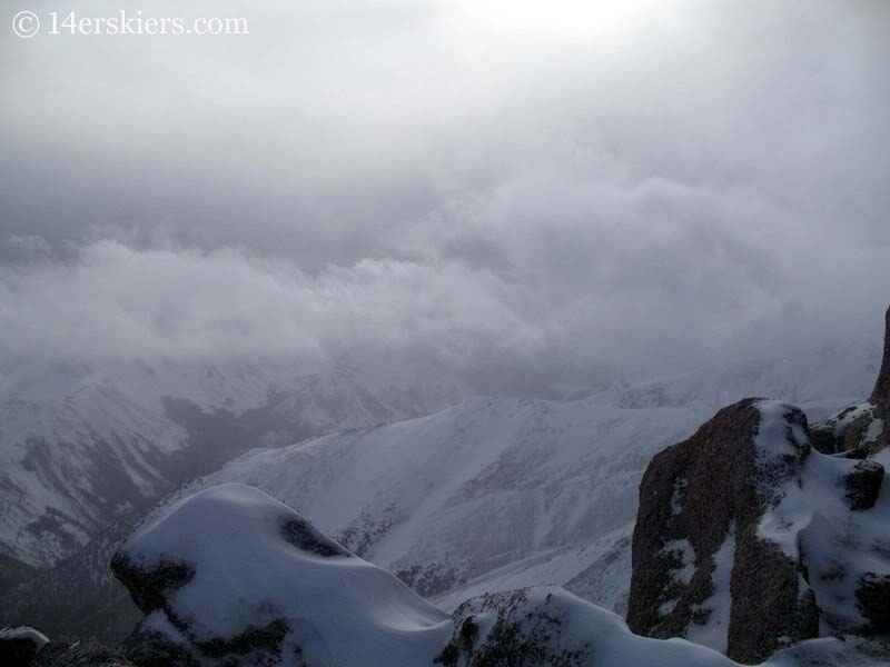 Views from the summit of Mount Shavano. 