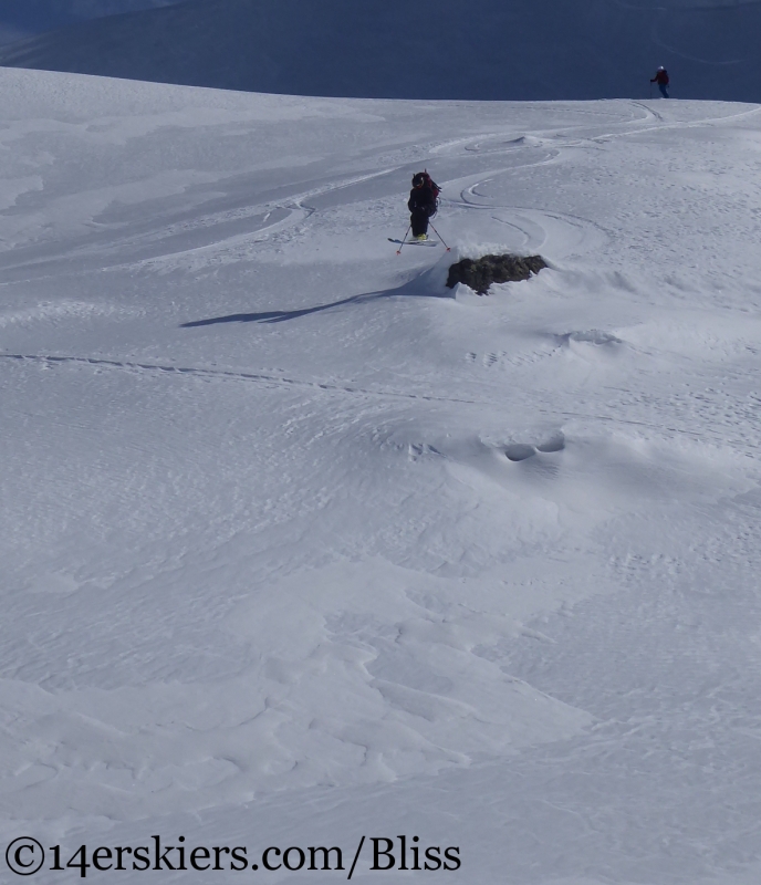 skiiing near jamtal hut