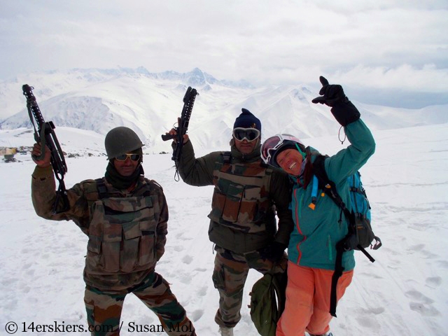 Skiing in India - Gulmarg, Kashmir.