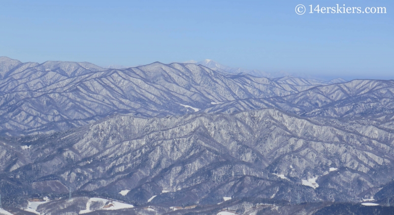 North Korea seen from YongPyong ski resort in South Korea. 