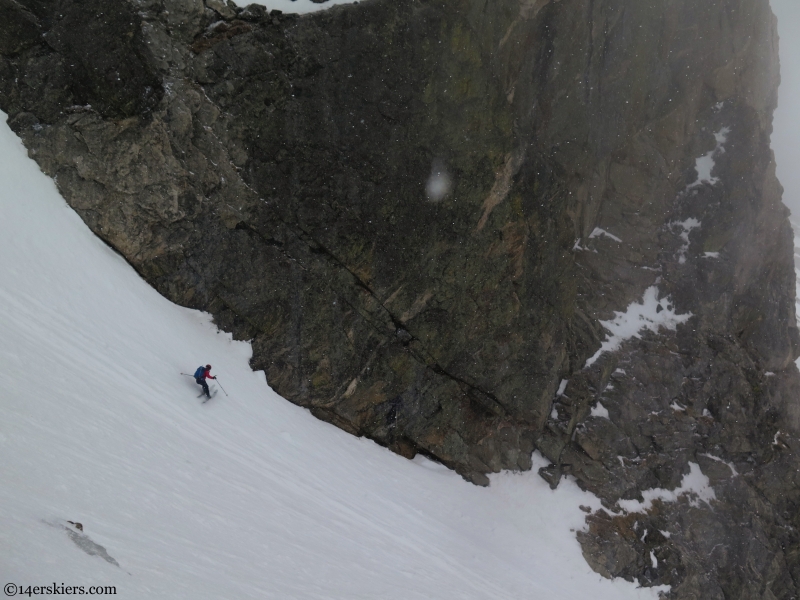 skiing skywalker couloir