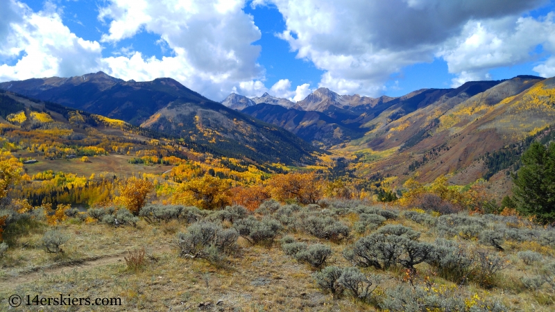 Views from the Rim Trail in Snowmass, CO.