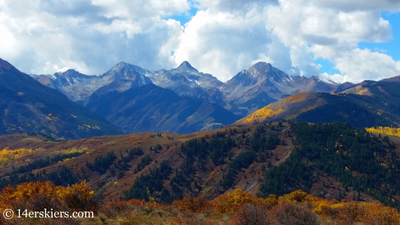 Views from the Rim Trail in Snowmass, CO.