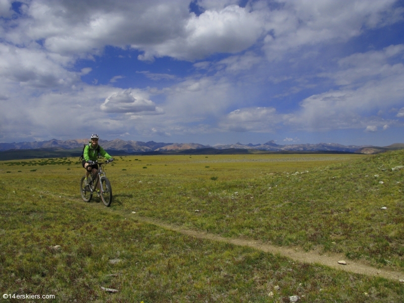 Mountain biking Snow Mesa