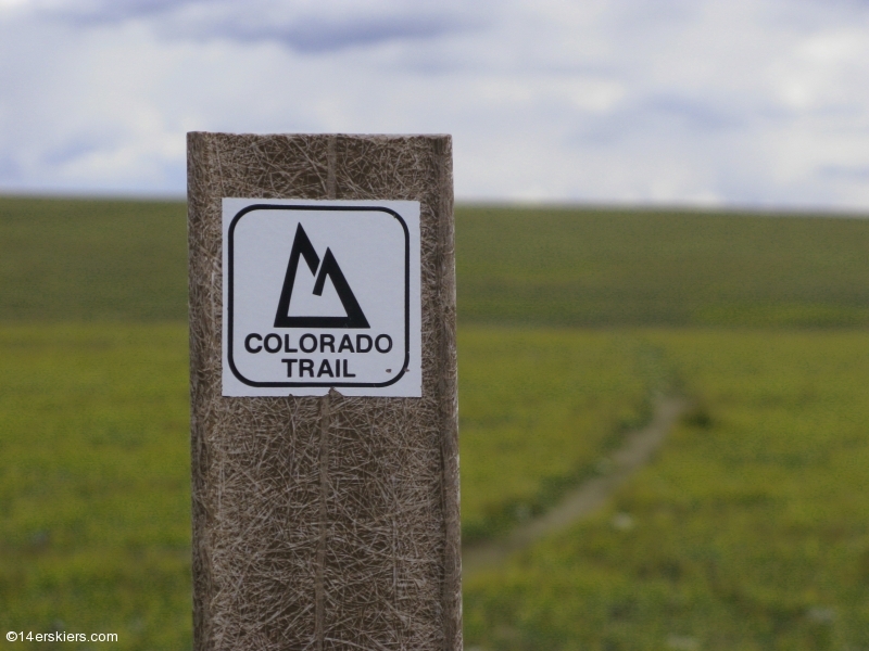 Colorado Trail sign