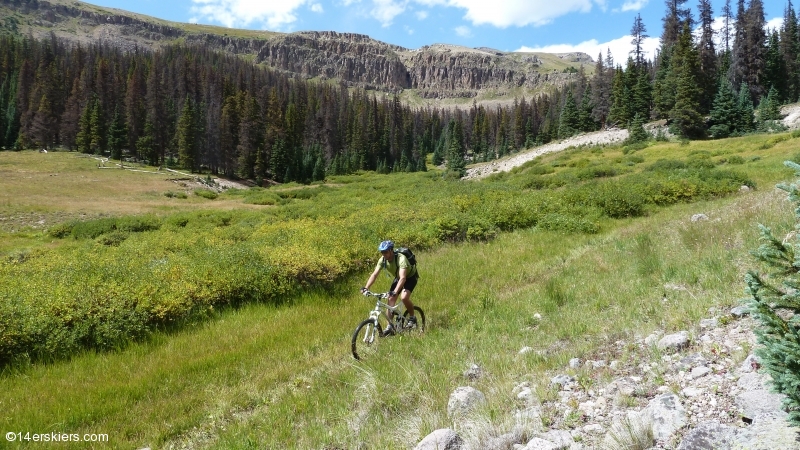 Mountain biking Snow Mesa