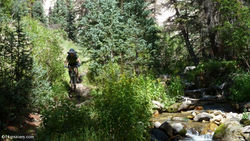 Mountain biking Snow Mesa