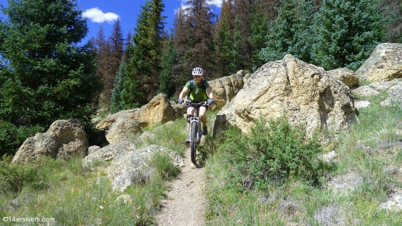 Mountain biking Snow Mesa