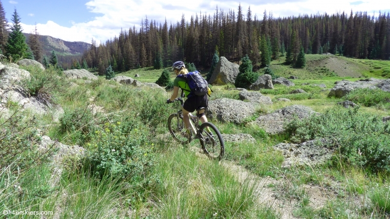 Mountain biking Snow Mesa